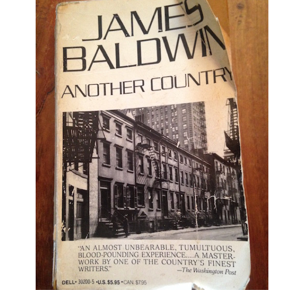 Ripped up copy of James Baldwin's 'Another Country'